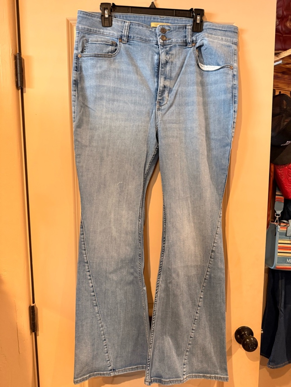Shyanne Light Blue Women's Flares
